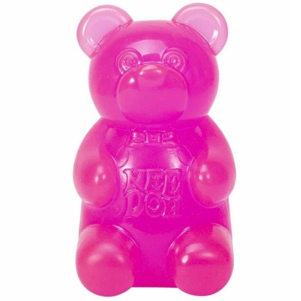 Nee Doh Pink Gummy Bear NEW viral tik tok Kids squishy sensory fidget toy NeeDoh